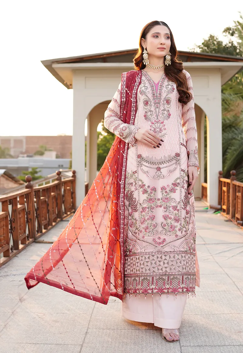 Maryam's Embroidered Chiffon-A-6002