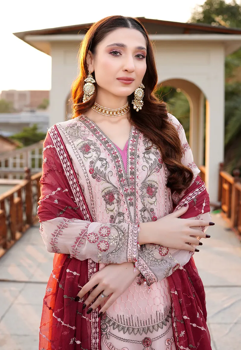 Maryam's Embroidered Chiffon-A-6002