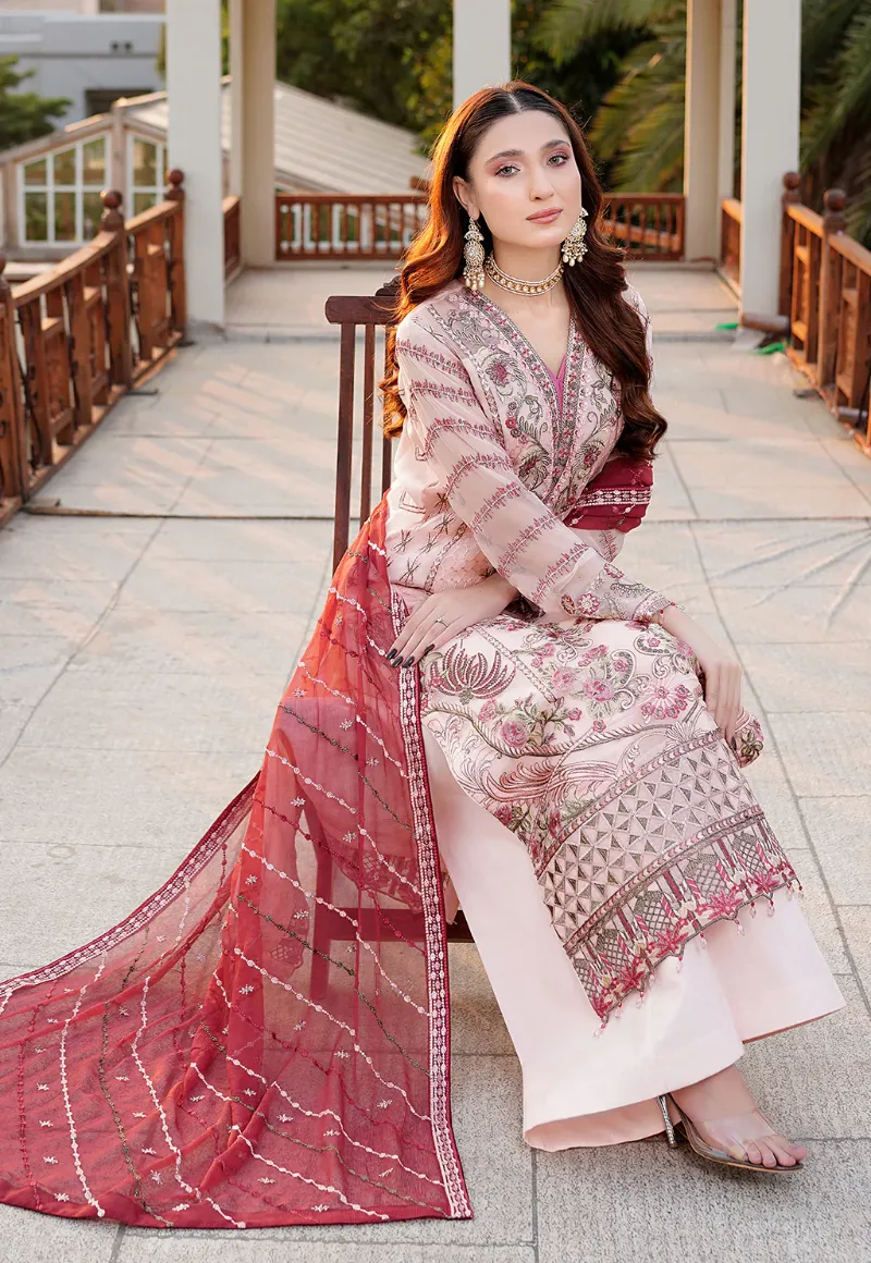 Maryam's Embroidered Chiffon-A-6002