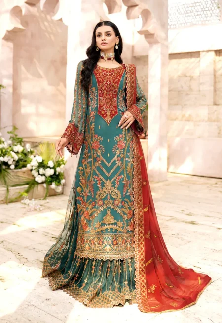 Maryam's Embroidered Chiffon-M 4003