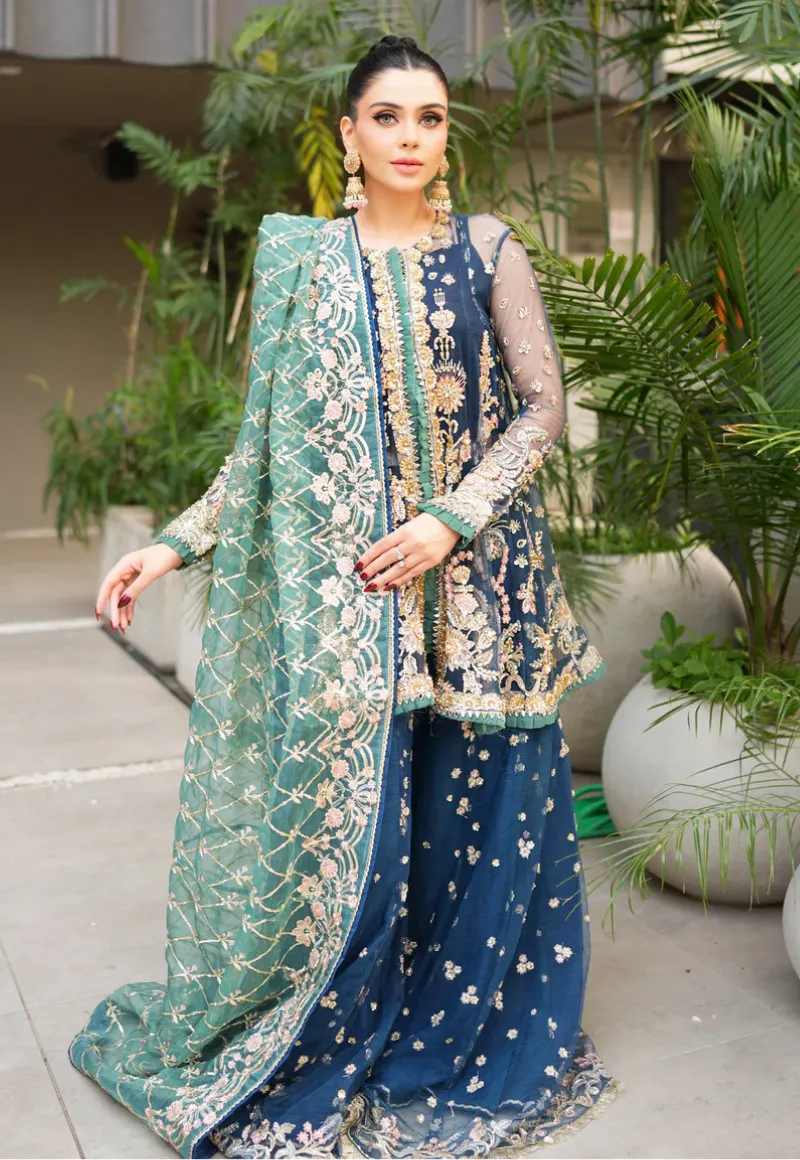 INAYAT Luxury Wedding Formals Unstitched 3pcs-05