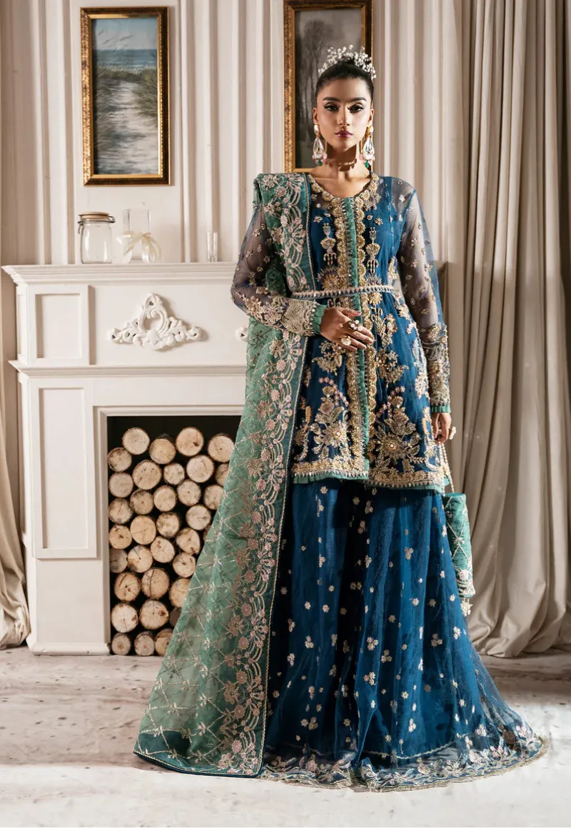 INAYAT Luxury Wedding Formals Unstitched 3pcs-05