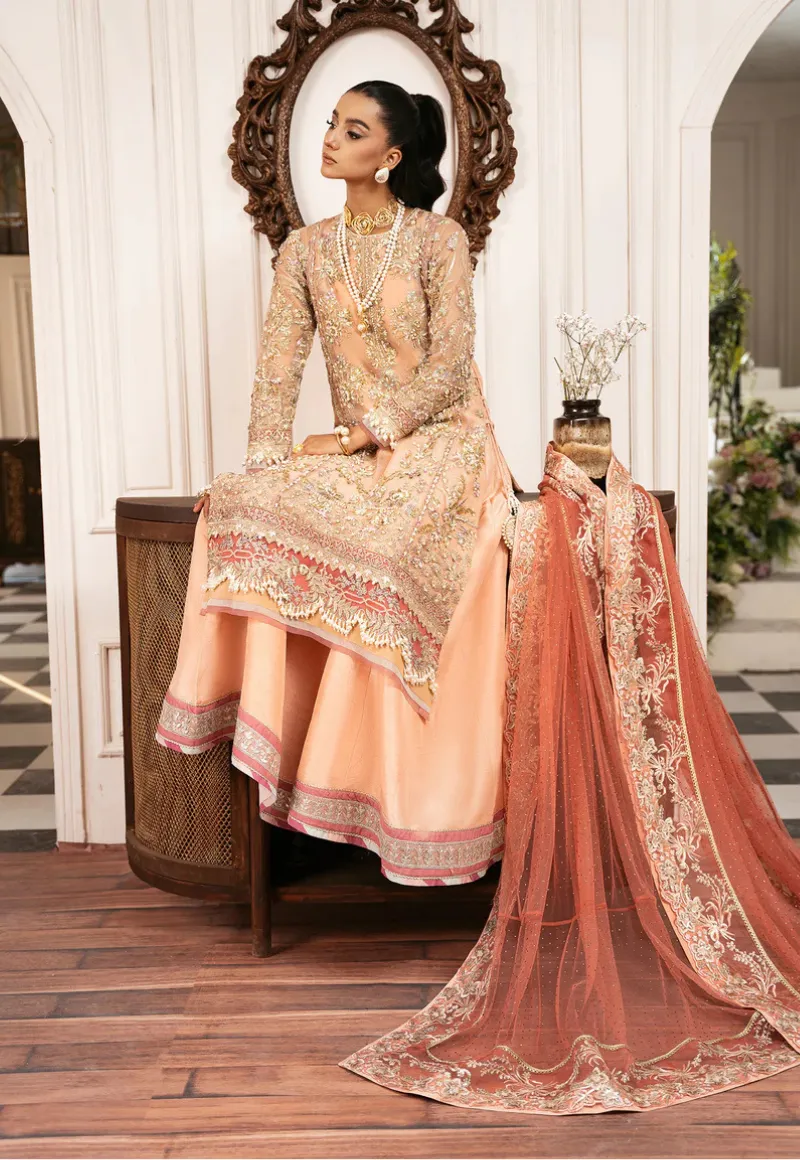 INAYAT Luxury Wedding Formals Unstitched 3pcs-06