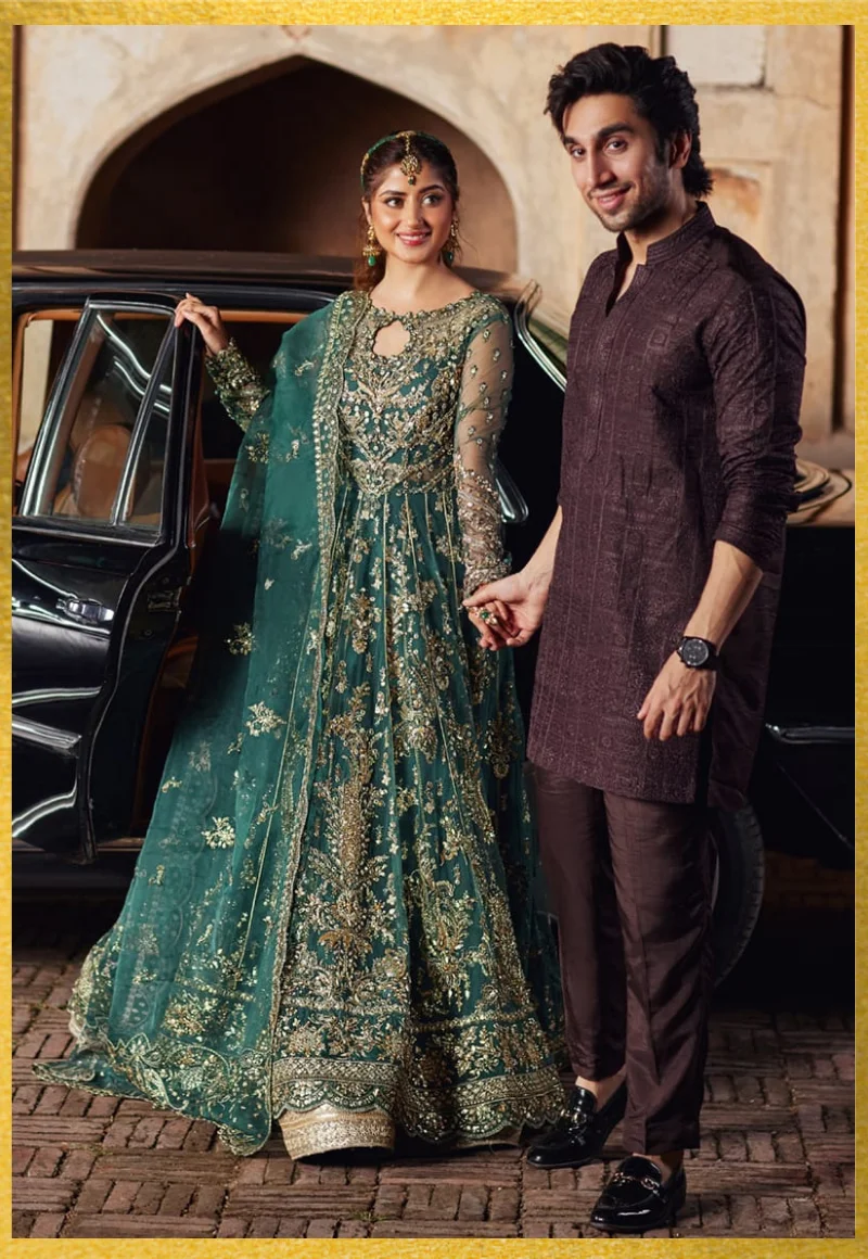 Qalamkar Shadmani Luxury Formals Unstitched 3pcs-Hala