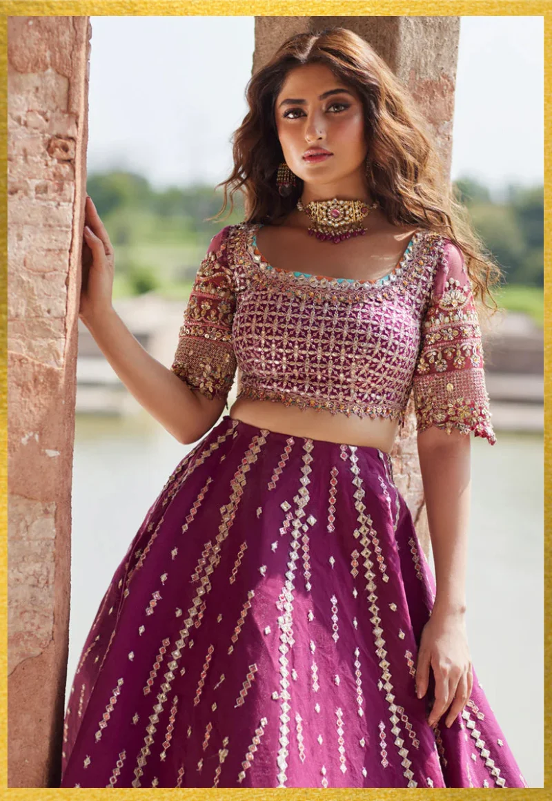 Qalamkar Shadmani Luxury Formals Unstitched 3pcs-Alya