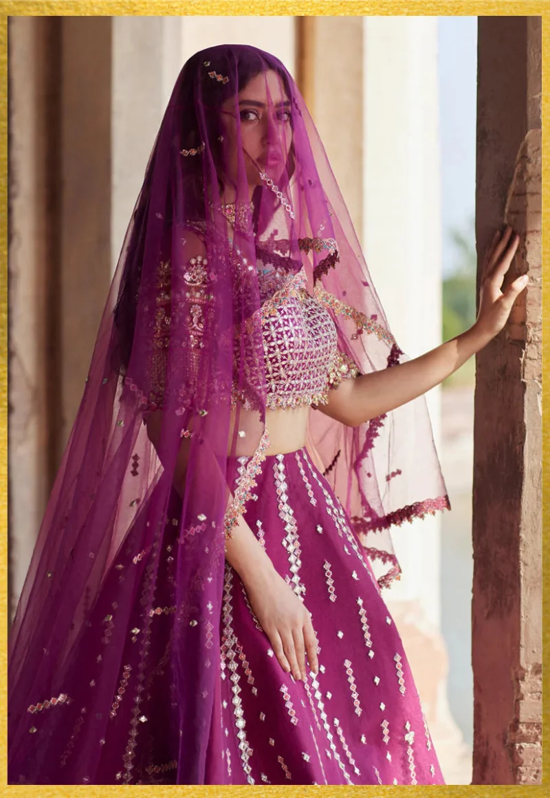 Qalamkar Shadmani Luxury Formals Unstitched 3pcs-Alya
