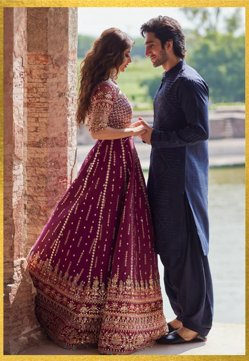 Qalamkar Shadmani Luxury Formals Unstitched 3pcs-Alya