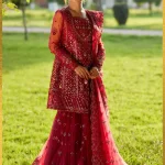 Qalamkar Shadmani Luxury Formals Unstitched 3pcs-Nurah