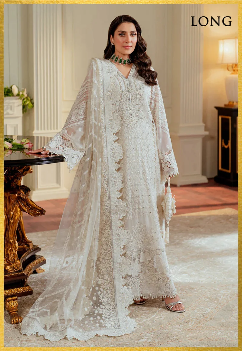 Baroque-Chantelle Embroidered Chiffon Unstitched 3Pc-FF1