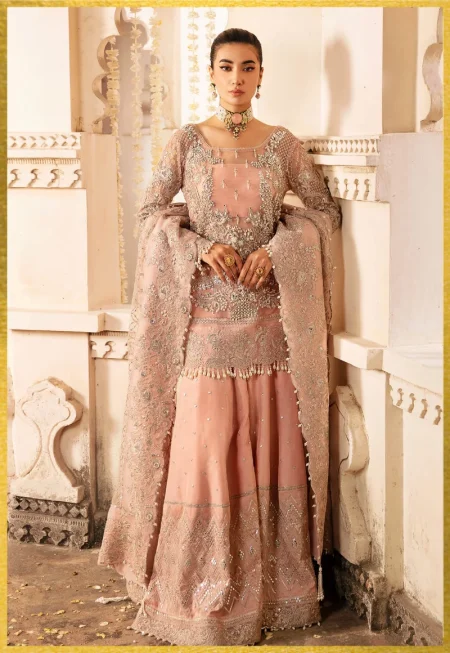 Imrozia Premium Embroidered Kayseria Brides Unstitched Suit Blume