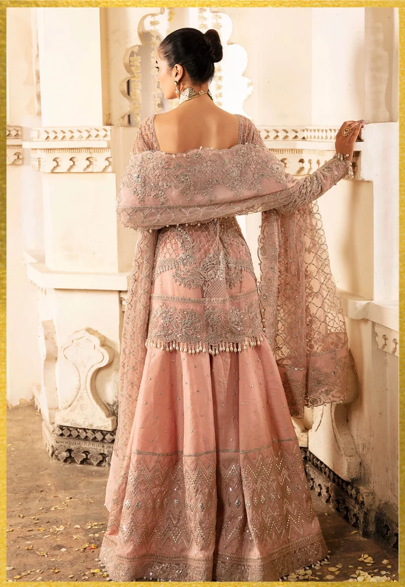 Imrozia Premium Embroidered Kayseria Brides Unstitched Suit Blume
