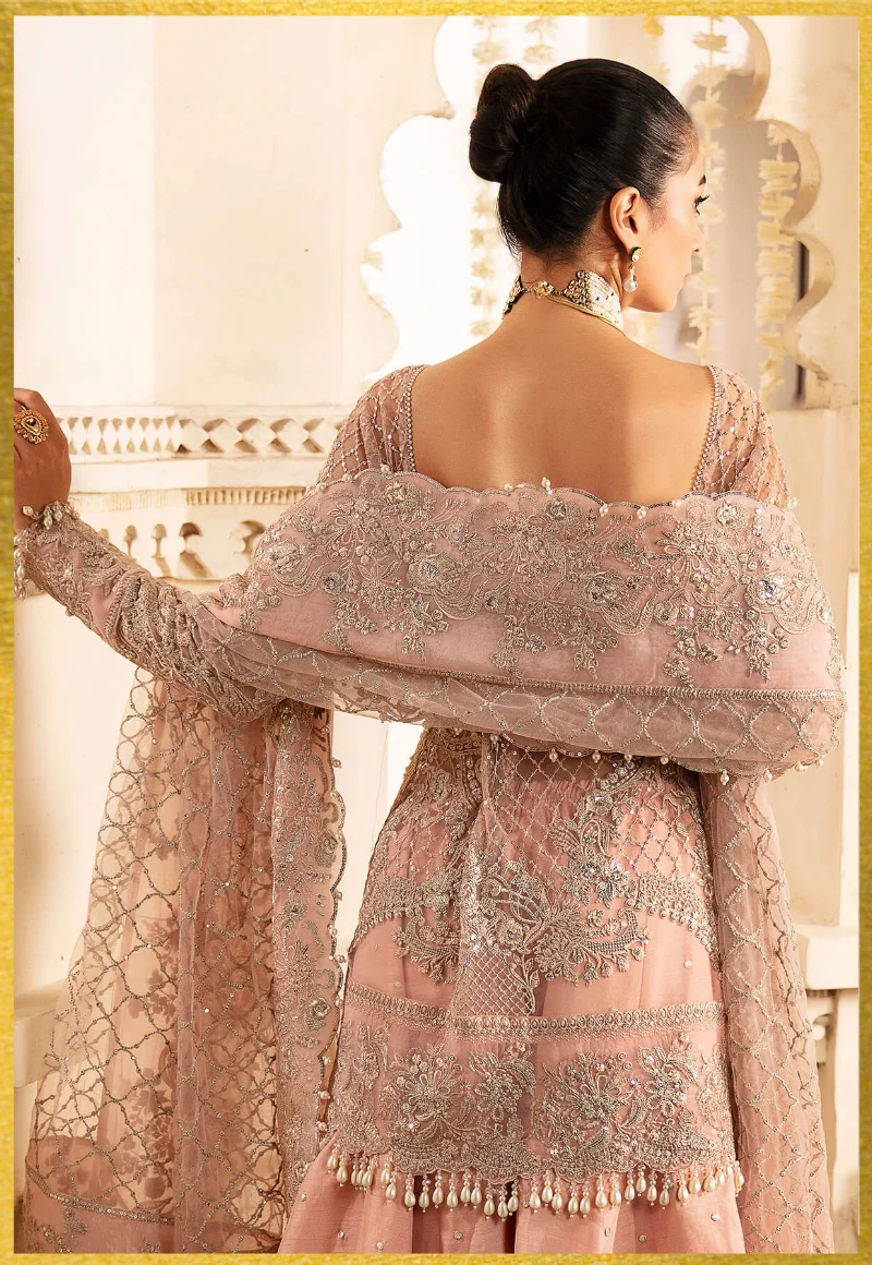 Imrozia Premium Embroidered Kayseria Brides Unstitched Suit Blume