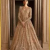 Akbar Aslam Luxury Wedding Net Embroidered Suit- Aveline
