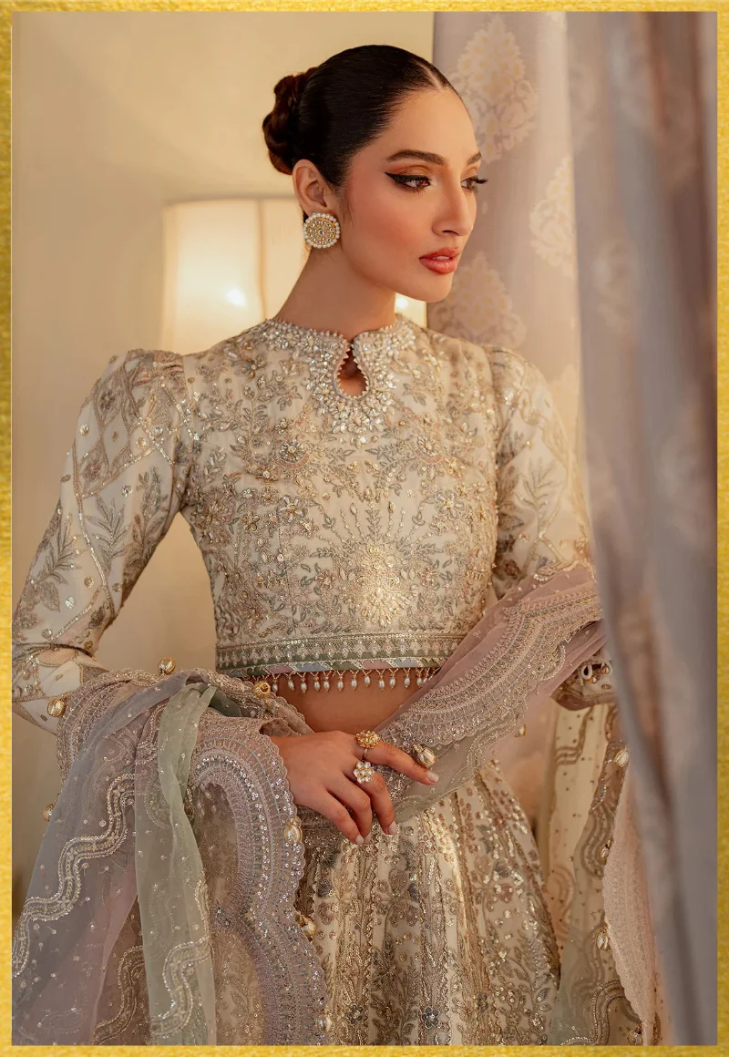 Baroque-Chantelle Embroidered Chiffon Unstitched 3Pc-FF4