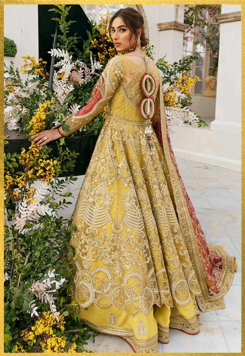 Imrozia Premium Embroidered Bridal Unstitched 3Pc Suit ANA