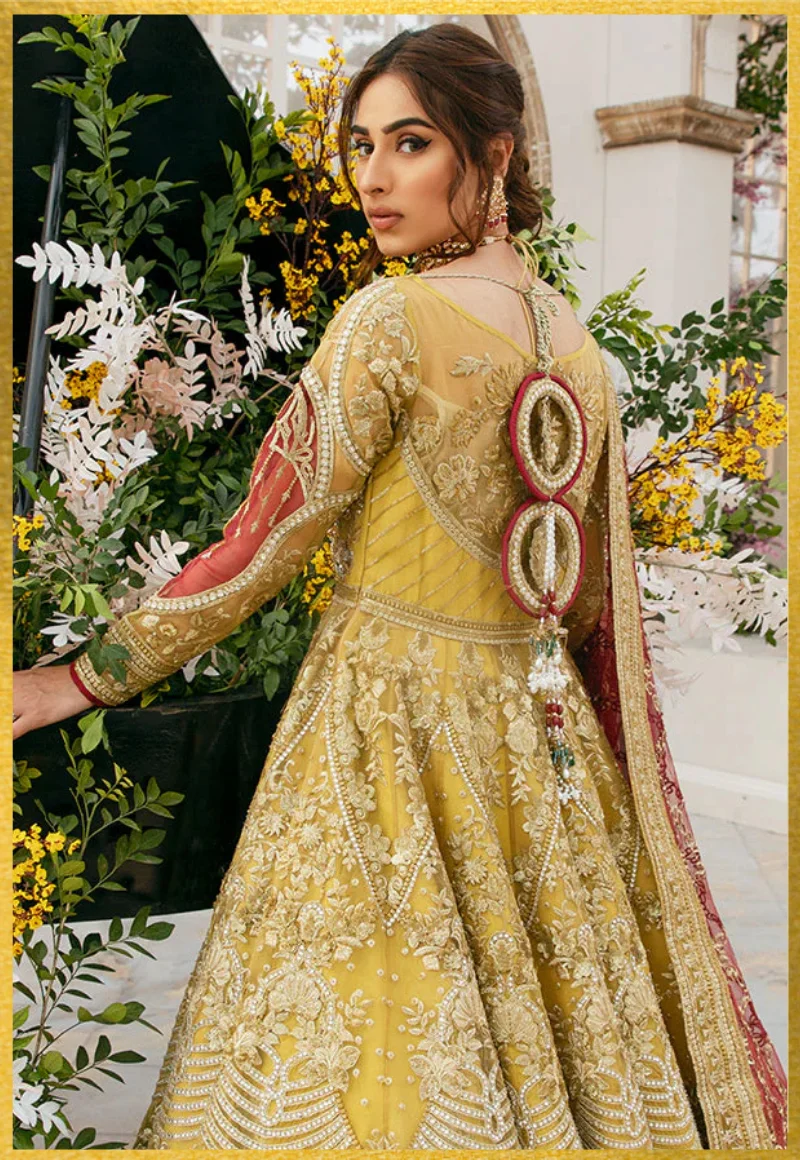 Imrozia Premium Embroidered Bridal Unstitched 3Pc Suit ANA