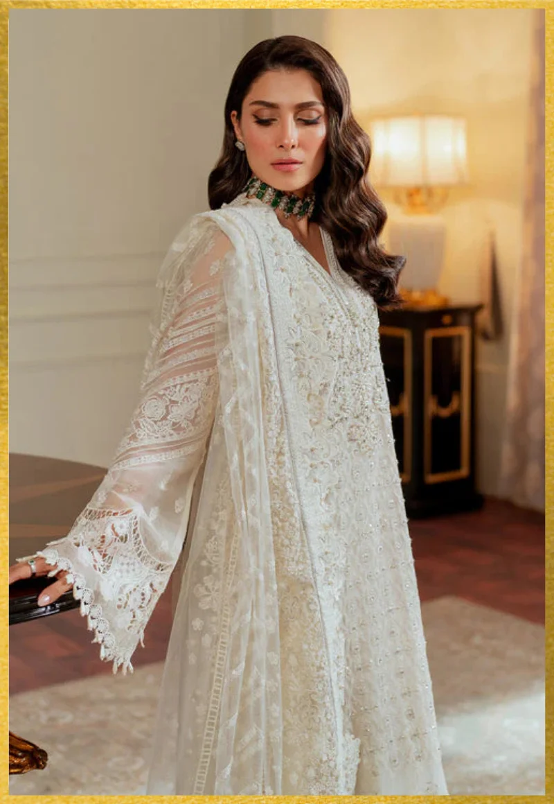 Baroque-Chantelle Embroidered Chiffon Unstitched 3Pc-FF1