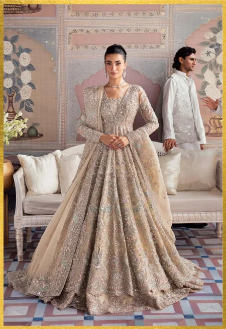 Akbar Aslam Luxury Serene Bridal Suit Moonstone