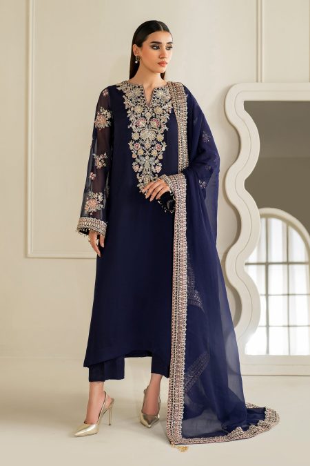 EMBROIDERED CHIFFON PR-1143