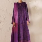 Baroque Embroidered Viscose SILK UF-4291