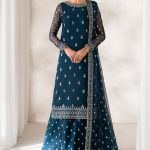 Baroque Embroidered Chiffon UF-4142