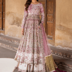 Embroidered Printed Silk
