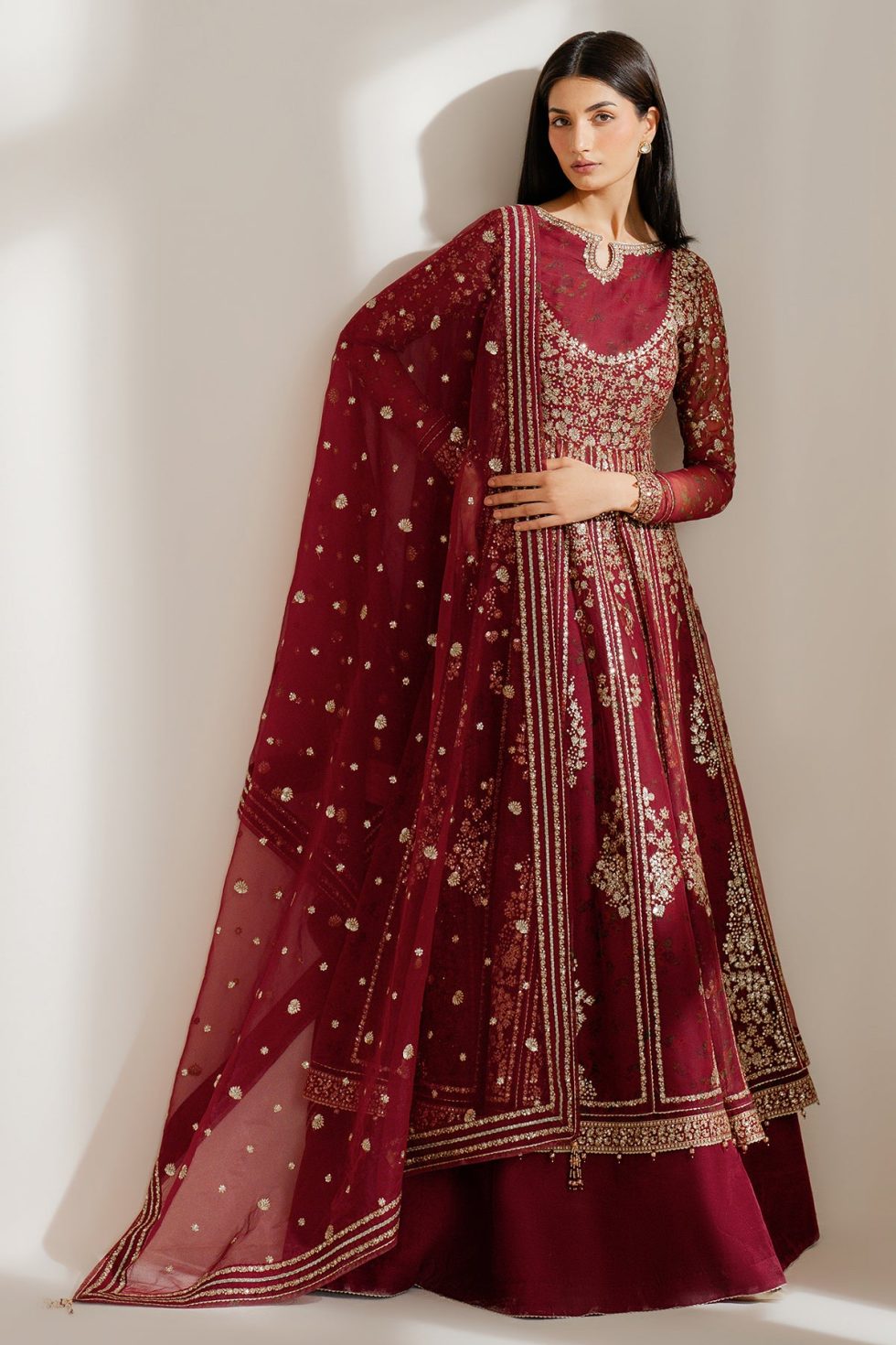 Jazmin- EMBROIDERED CHIFFON UC-3080 3 Jazmin- EMBROIDERED CHIFFON UC-3080