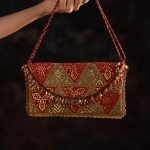 AIK Atelier - SARI EDIT '25 - CRIMSON CHATTA PATTI ENVELOPE BAG
