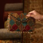 AIK Atelier - SARI EDIT '25 - TEAL MULTI CHATTA PATTI SHOULDER BAG