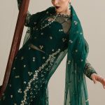 Ayzel Golden Hour Luxury Pret Emerald Nocturne