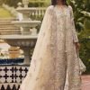 Faisal Fabrics - Soraya Lumene Embroidered Luxury Organza Unstitched 3Pc Suit - AZILIS