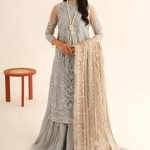 Baroque Exclusive Formal Embroidered Net
