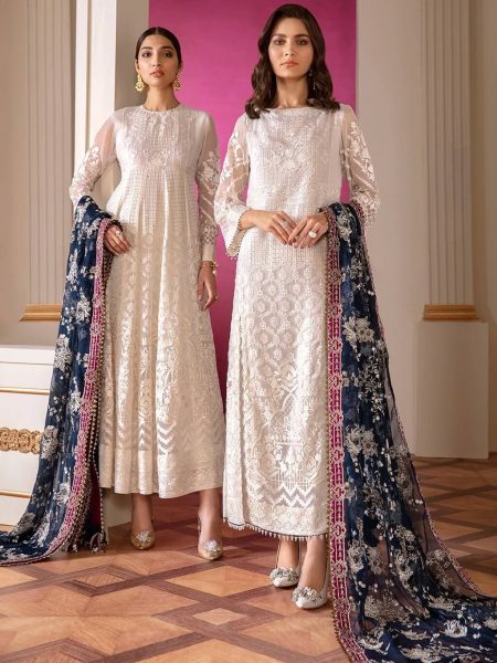 Baroque Chantelle Embroidered Chiffon 2020 3 Piece