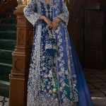 Faisal Fabrics - Soraya Lumene Embroidered Luxury Net Unstitched 3Pc Suit - ELISÉ