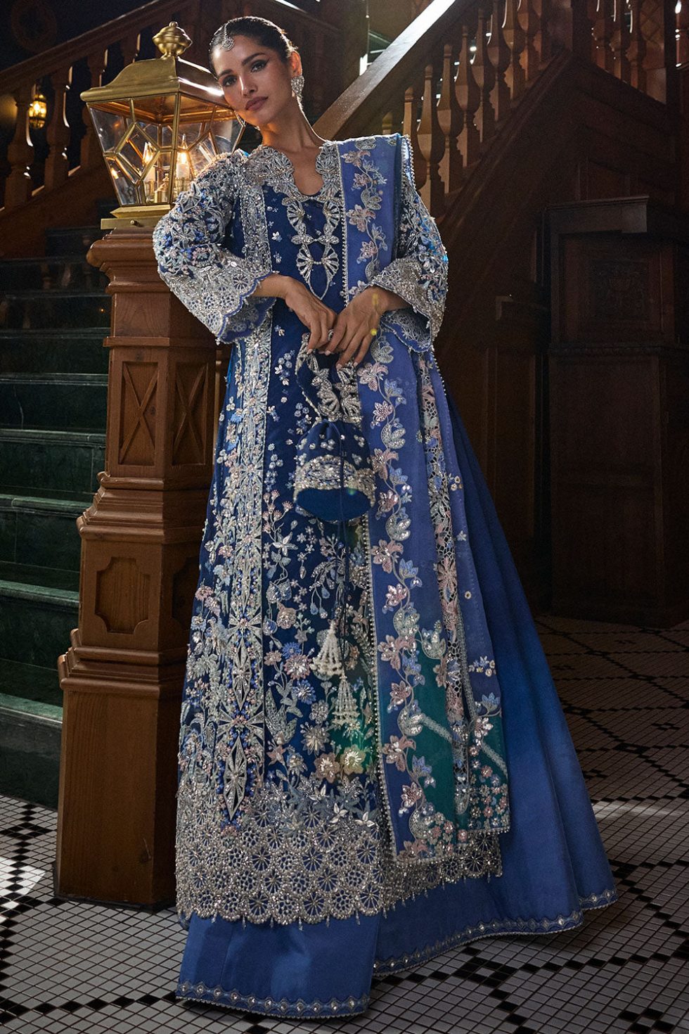 Faisal Fabrics - Soraya Lumene Embroidered Luxury Net Unstitched 3Pc Suit - ELISÉ 3 Faisal Fabrics - Soraya Lumene Embroidered Luxury Net Unstitched 3Pc Suit - ELISÉ