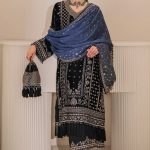 Baroque Exclusive Formal Embroidered Velvet