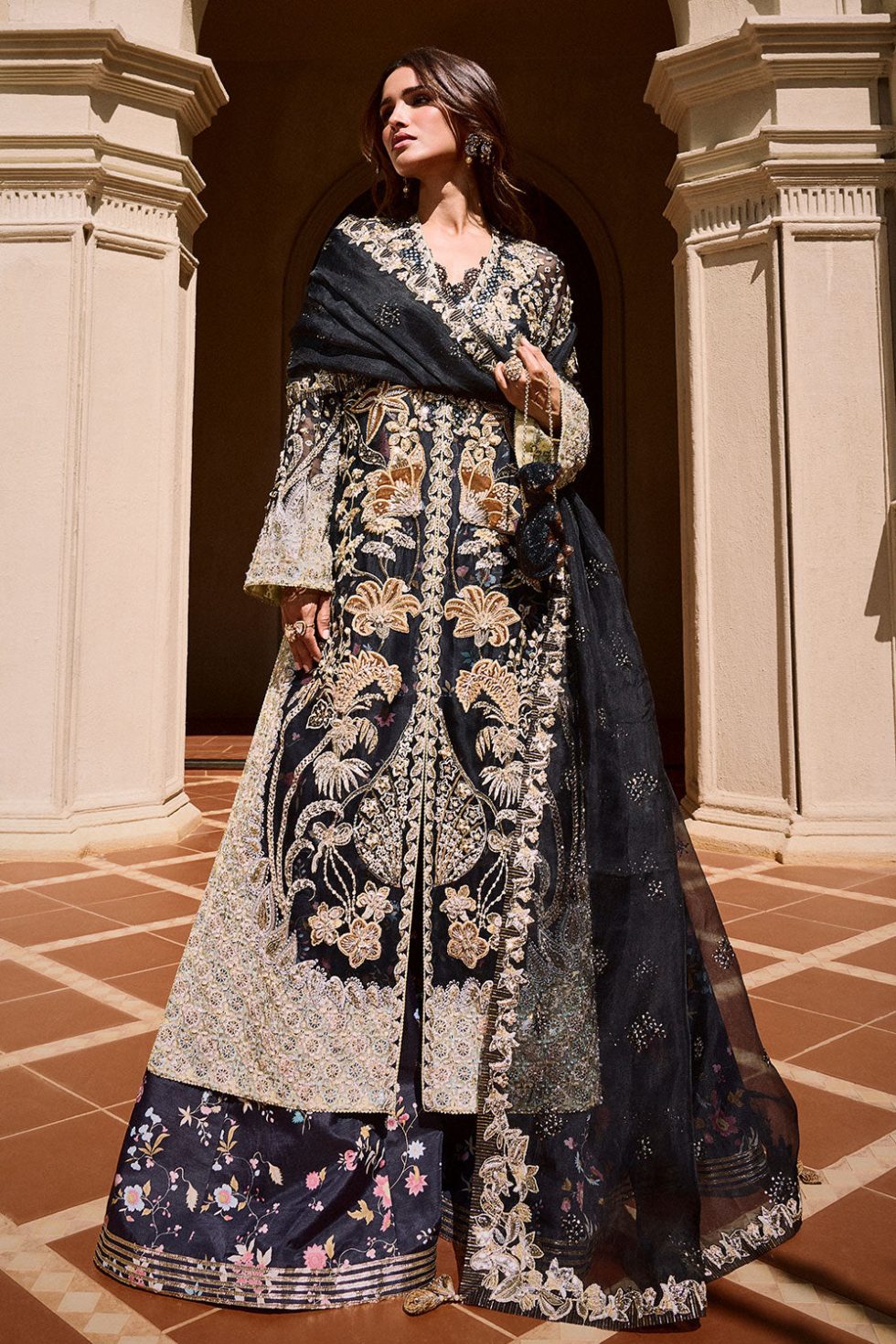 Faisal Fabrics - Soraya Lumene Embroidered Luxury Organza Unstitched 3Pc Suit - STELLA 3 Faisal Fabrics - Soraya Lumene Embroidered Luxury Organza Unstitched 3Pc Suit - STELLA