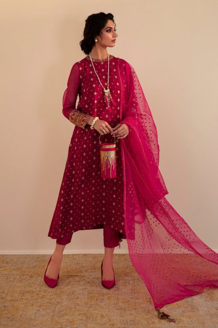 Baroque Exclusive Formal Embroidered Chiffon