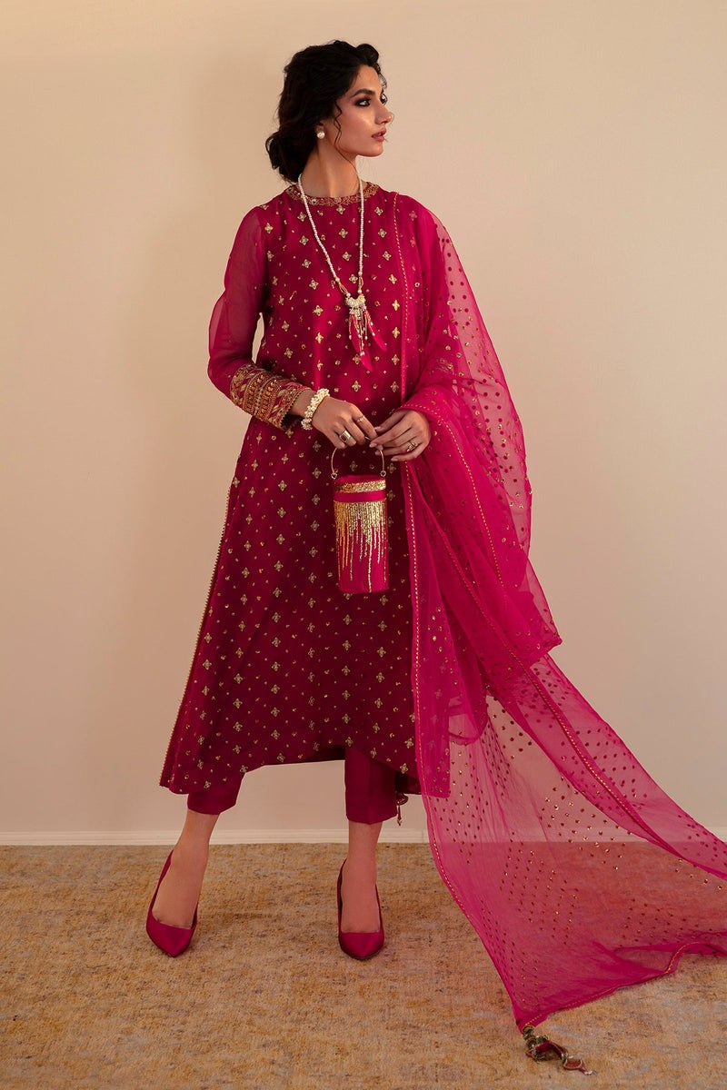 Baroque Exclusive Formal Embroidered Chiffon Unstitched 3Pc UF-394 3 Baroque Exclusive Formal Embroidered Chiffon