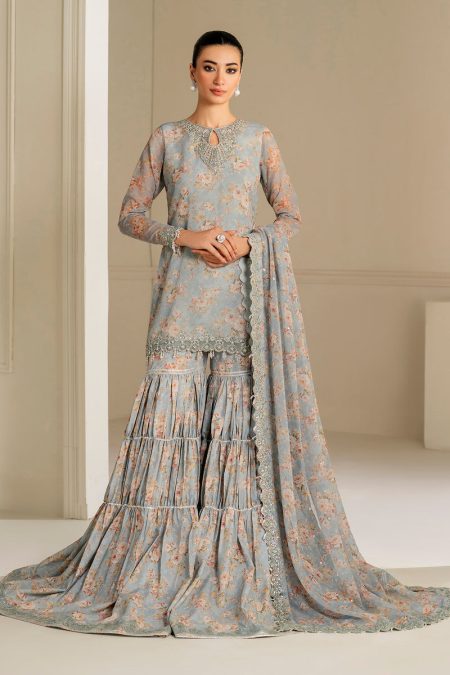 Baroque Exclusive Formal Embroidered Chiffon
