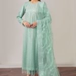 Baroque Exclusive Formal Embroidered Net Unstitched 3Pc UF-517