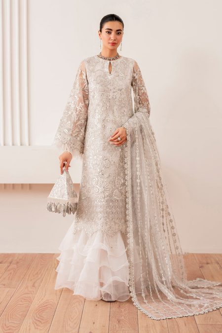 Baroque Exclusive Formal Embroidered Net