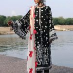 Hussain Rehar KARANDI UNSTITCHED 25 - Rose