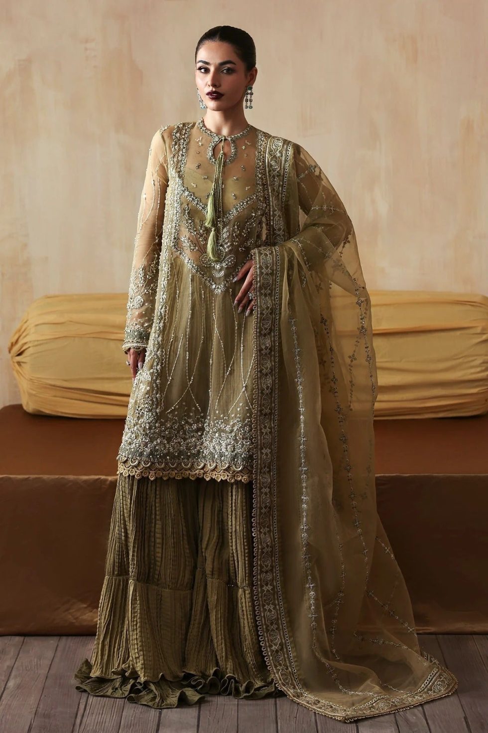 Jahanara By Zarposh Embroidered Festive'25 3 Piece