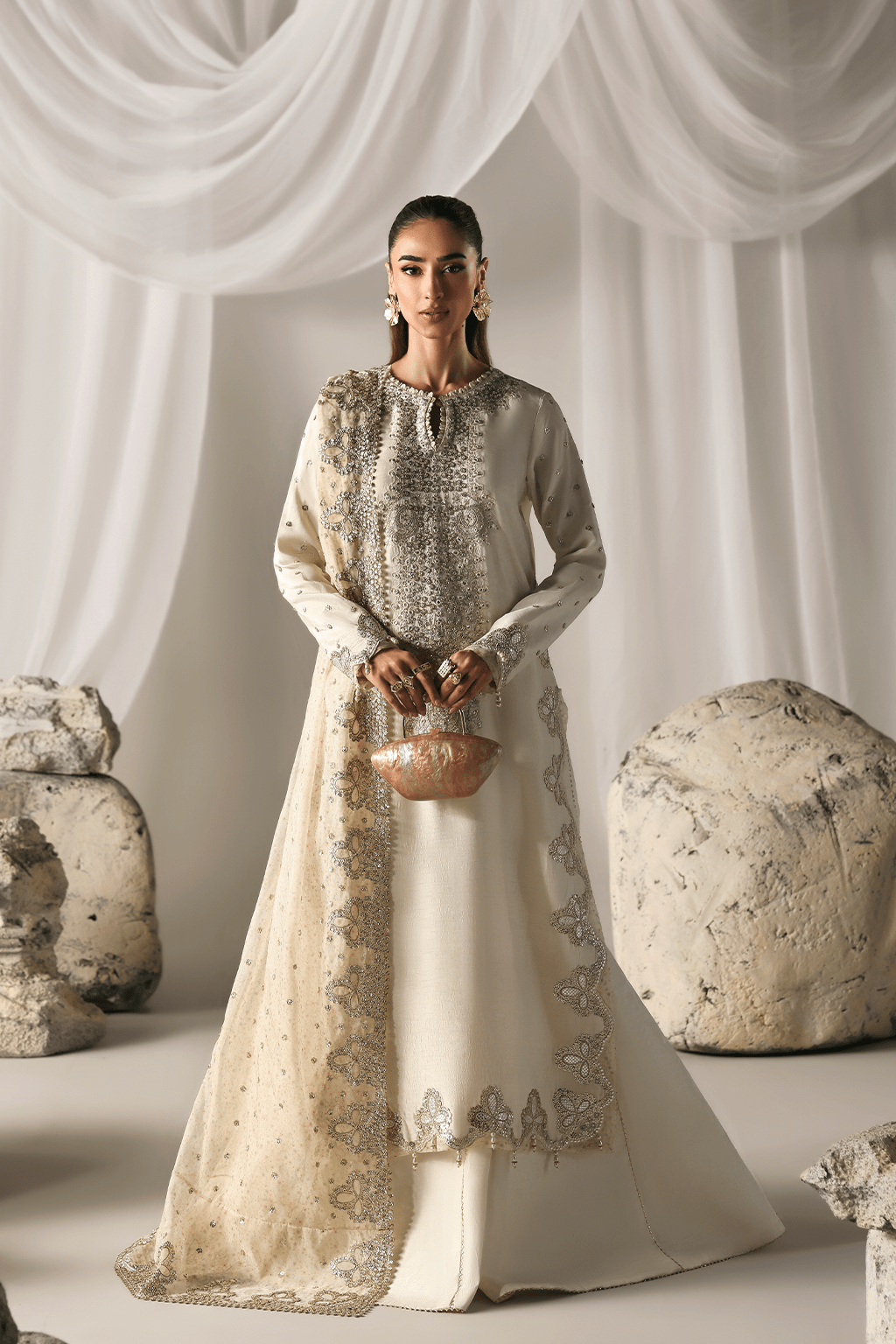 Emaan Adeel Serein Luxe Silk- MISTY DAWN